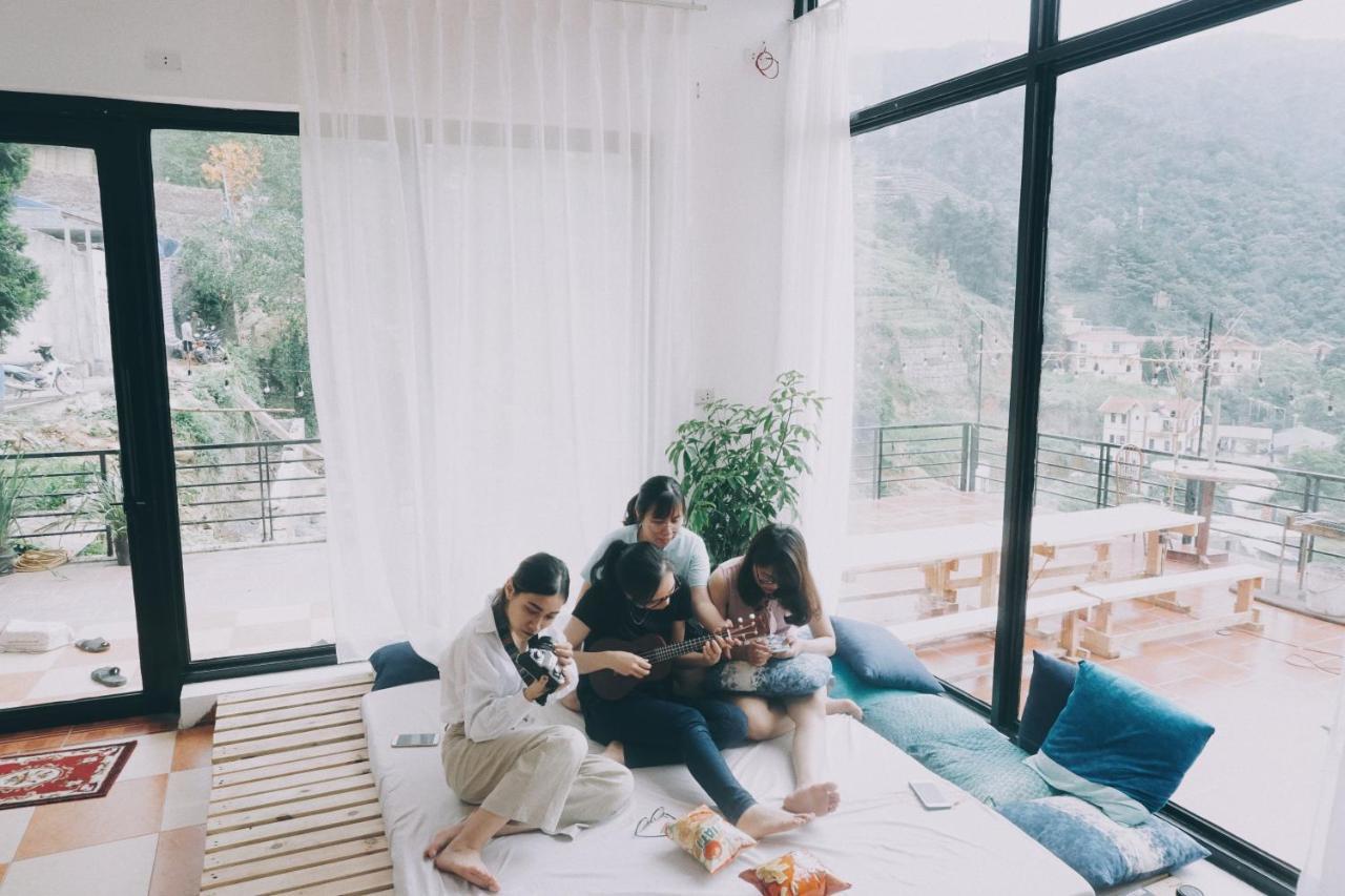 شقة Bach Xanh House Tam Ðảo المظهر الخارجي الصورة